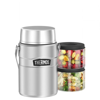 Термос для еды THERMOS SK-3030 MS Big Boss 1.2л. серый